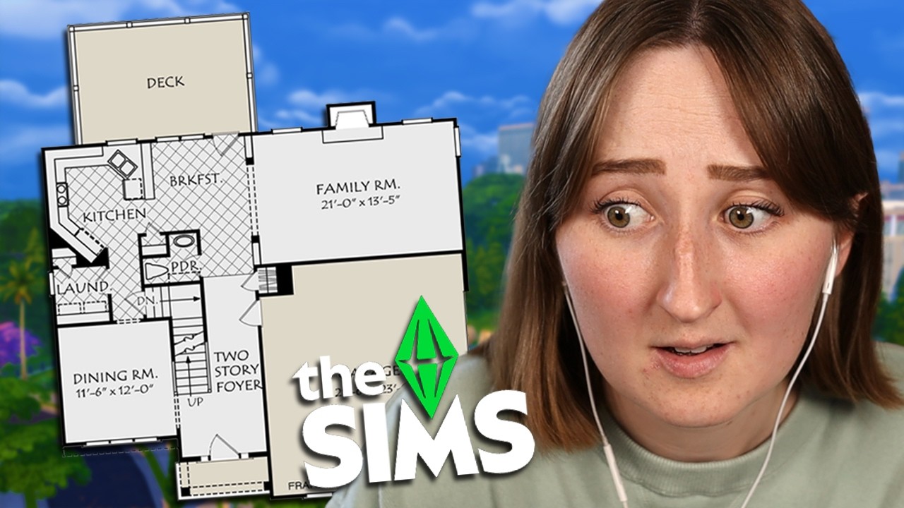 I tried *exactly* re-creating an IRL floorplan in The Sims I tried *exactly* re-creating an IRL floorplan in The Sims