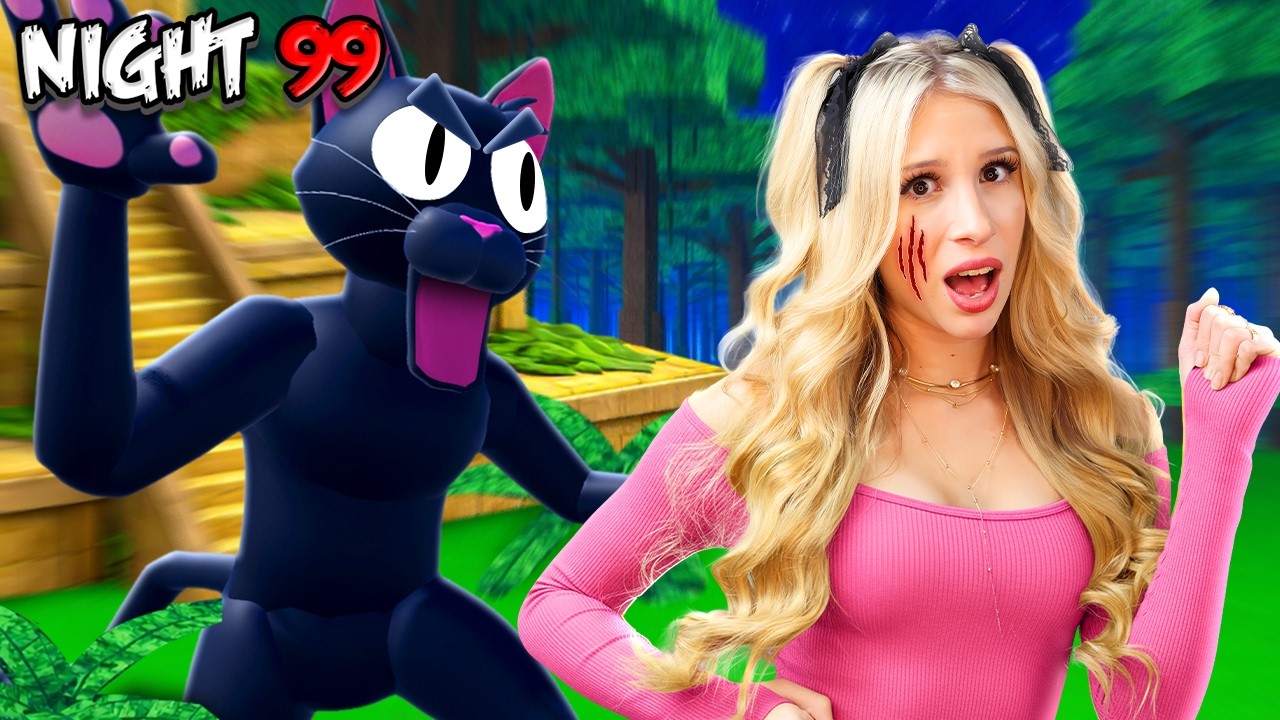 Surviving The NEW CAT MONSTER in 99 NIGHTS IN THE FOREST… Surviving The NEW CAT MONSTER in 99 NIGHTS IN THE FOREST…