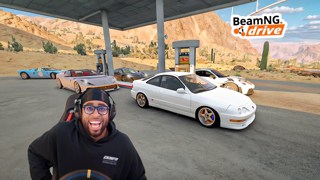 Can a HONDA keep up with SUPERCARS??? | BeamNG.Drive Can a HONDA keep up with SUPERCARS??? | BeamNG.Drive