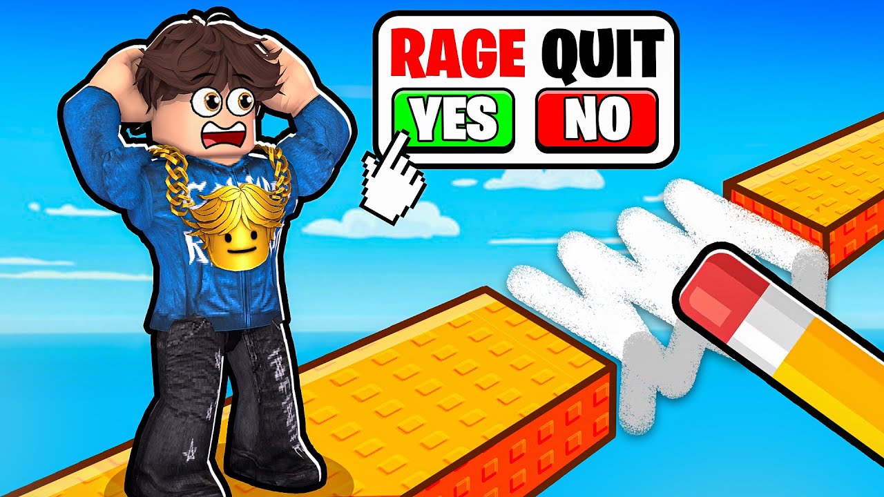 I Tried The RAGE QUIT OBBY.. I Tried The RAGE QUIT OBBY..