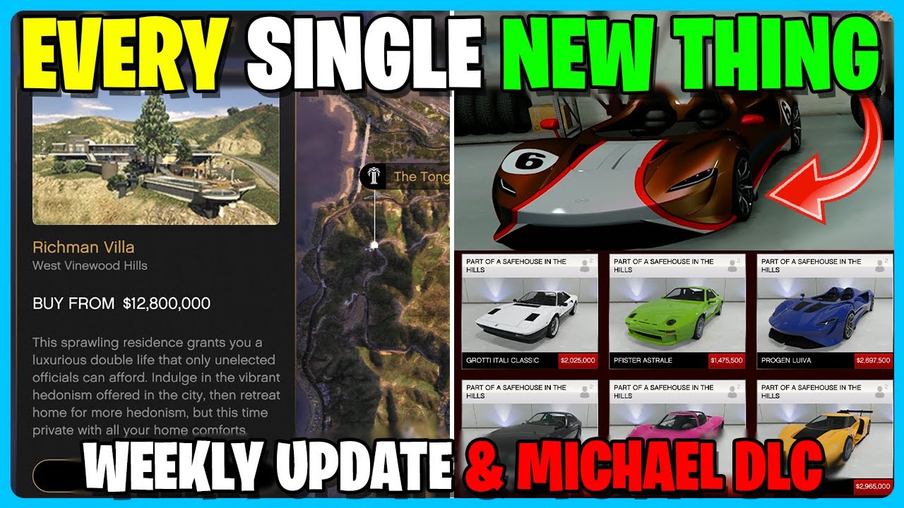 EVERY Single NEW Feature Added In “The Safe House In The Hills” DLC | GTA 5 Online Weekly Update EVERY Single NEW Feature Added In “The Safe House In The Hills” DLC | GTA 5 Online Weekly Update