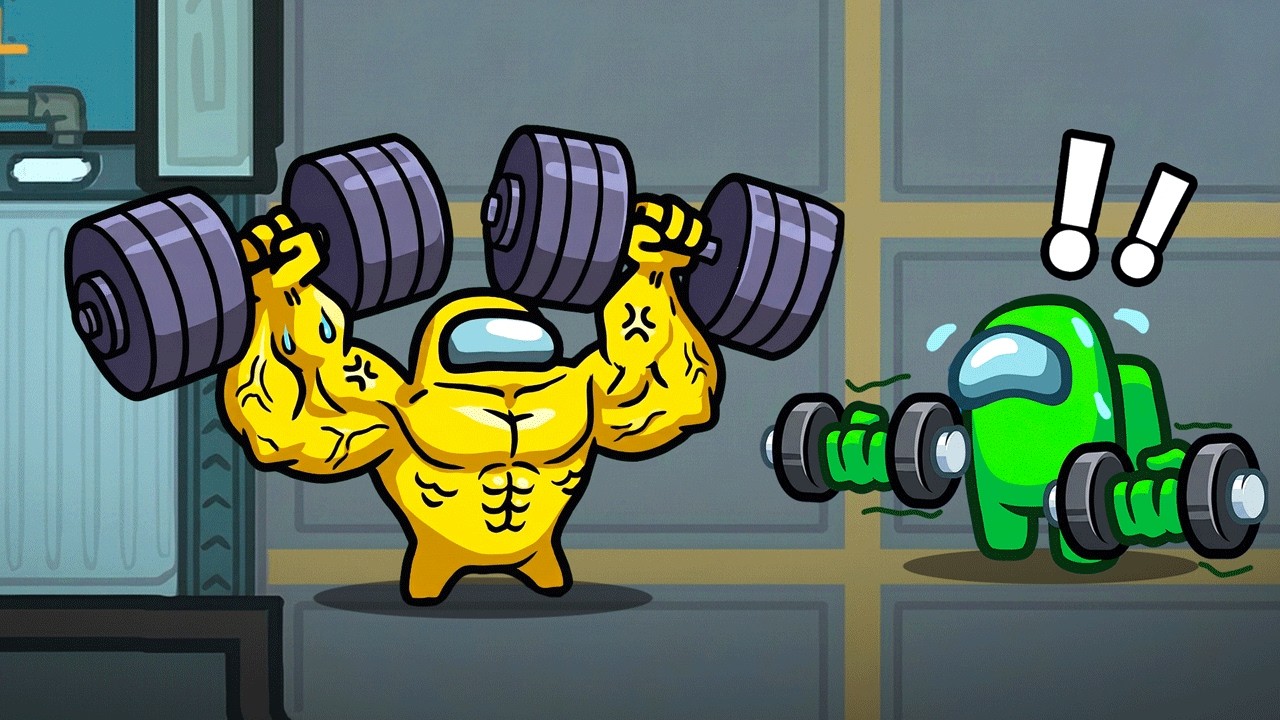 WORKOUT ROLE in Among Us WORKOUT ROLE in Among Us