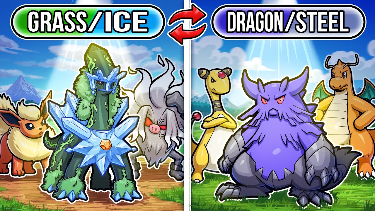 Choose Your Starter Pokemon, But They SWAP Types! Choose Your Starter Pokemon, But They SWAP Types!