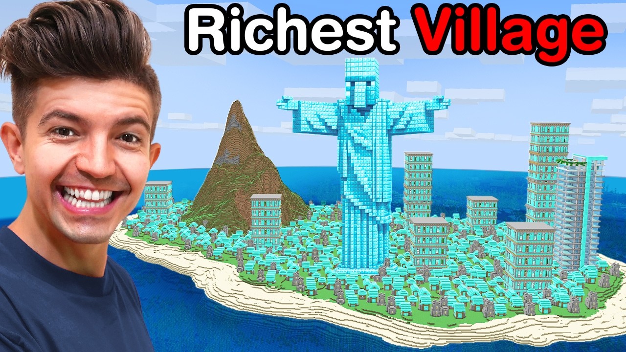 I Found the RICHEST Villager City In Minecraft! I Found the RICHEST Villager City In Minecraft!