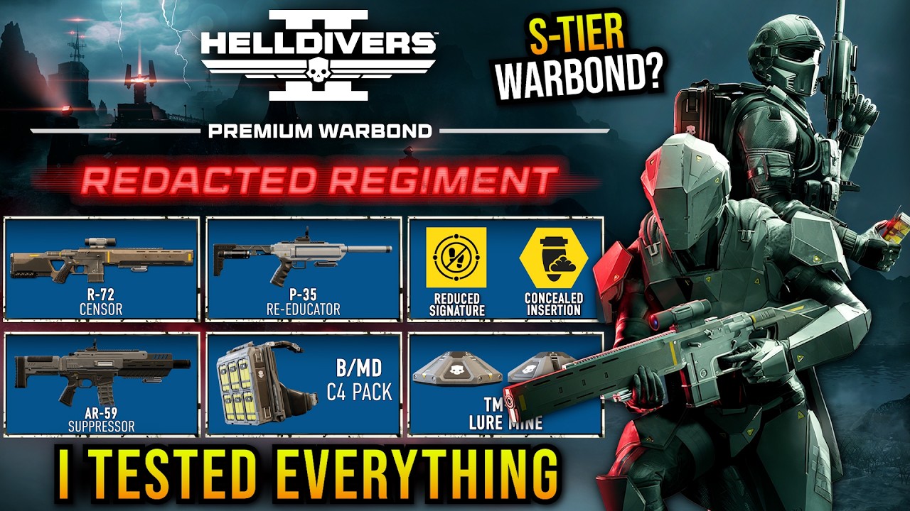 Helldivers 2 Redacted Regiment Fully Tested & Tips and Tricks! Helldivers 2 Redacted Regiment Fully Tested & Tips and Tricks!
