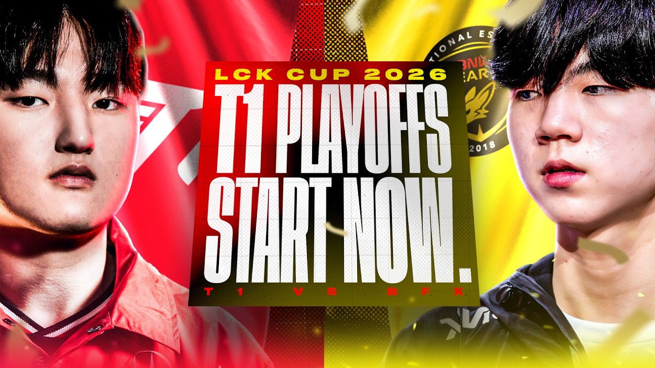 T1 PLAYOFFS RUN BEGINS VS FEARX LCK CUP 2026 T1 PLAYOFFS RUN BEGINS VS FEARX LCK CUP 2026