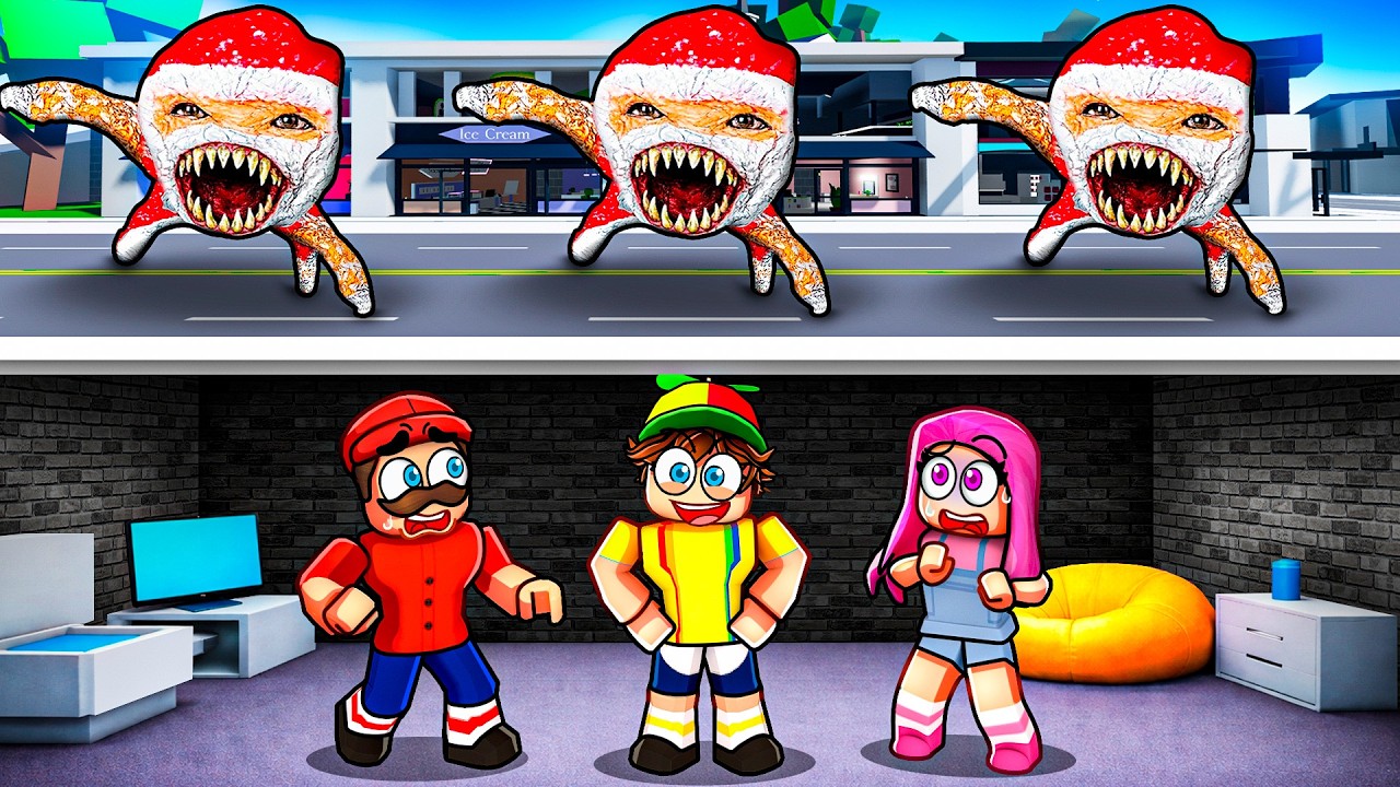 We Built a BUNKER to Hide from GOO GOO GAGA in Roblox… We Built a BUNKER to Hide from GOO GOO GAGA in Roblox…