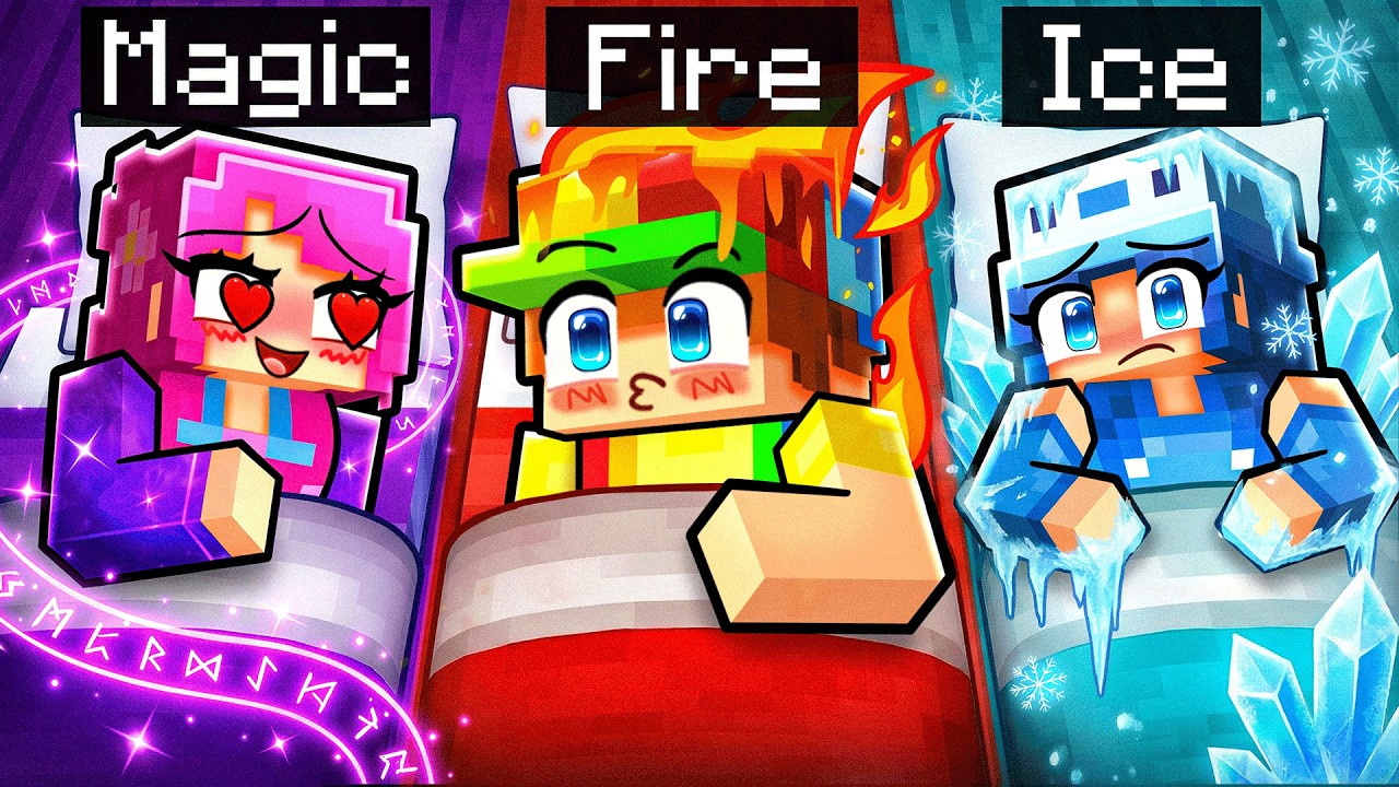 Having an ELEMENTAL SLEEPOVER in Minecraft… Having an ELEMENTAL SLEEPOVER in Minecraft…