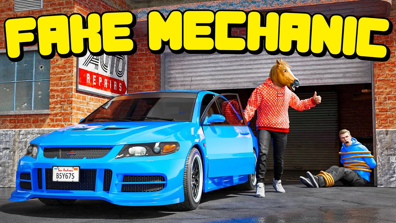 Fake Mechanic Steals Cars In GTA 5 RP Fake Mechanic Steals Cars In GTA 5 RP