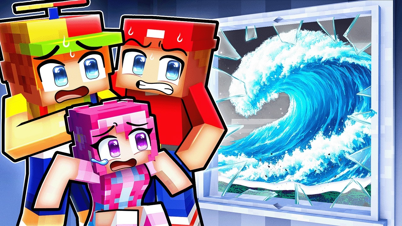 We Survived a TSUNAMI in Minecraft! We Survived a TSUNAMI in Minecraft!