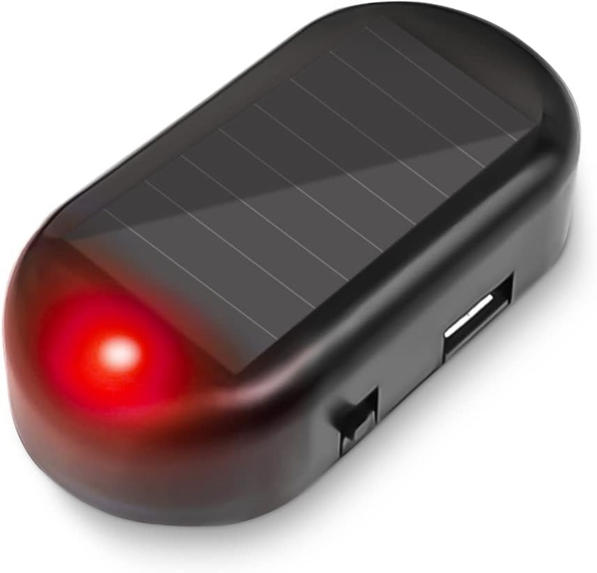 Car Solar Power Simulated Dummy Alarm, Anti-Theft LED Flashing Security Light Fake Lamp, Automotive Warning Interior Safety Lights with USB Charger Port, Car Accessories for Most Cars (Red/1PCS) Car Solar Power Simulated Dummy Alarm, Anti-Theft LED Flashing Security Light Fake Lamp, Automotive Warning Interior Safety Lights with USB Charger Port, Car Accessories for Most Cars (Red/1PCS)