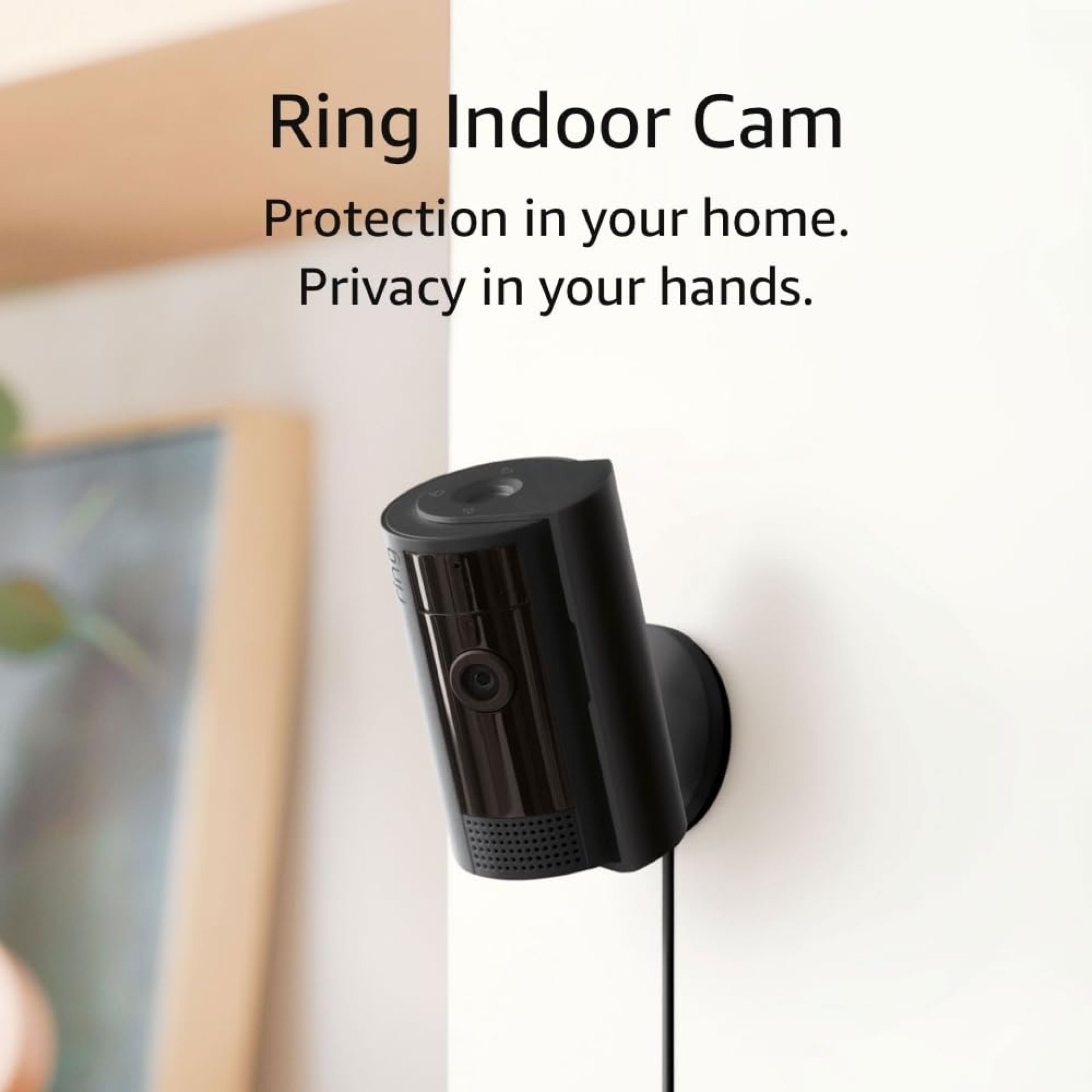 Ring Indoor Cam (2nd Gen) | latest generation, 2023 release | 1080p HD Video & Color Night Vision, Two-Way Talk, and Manual Audio & Video Privacy Cover | Black Ring Indoor Cam (2nd Gen) | latest generation, 2023 release | 1080p HD Video & Color Night Vision, Two-Way Talk, and Manual Audio & Video Privacy Cover | Black