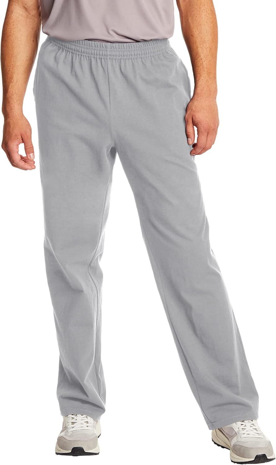 Hanes Essentials Sweatpants, Men’s Cotton Jersey Pants with Pockets, 33” Hanes Essentials Sweatpants, Men’s Cotton Jersey Pants with Pockets, 33”