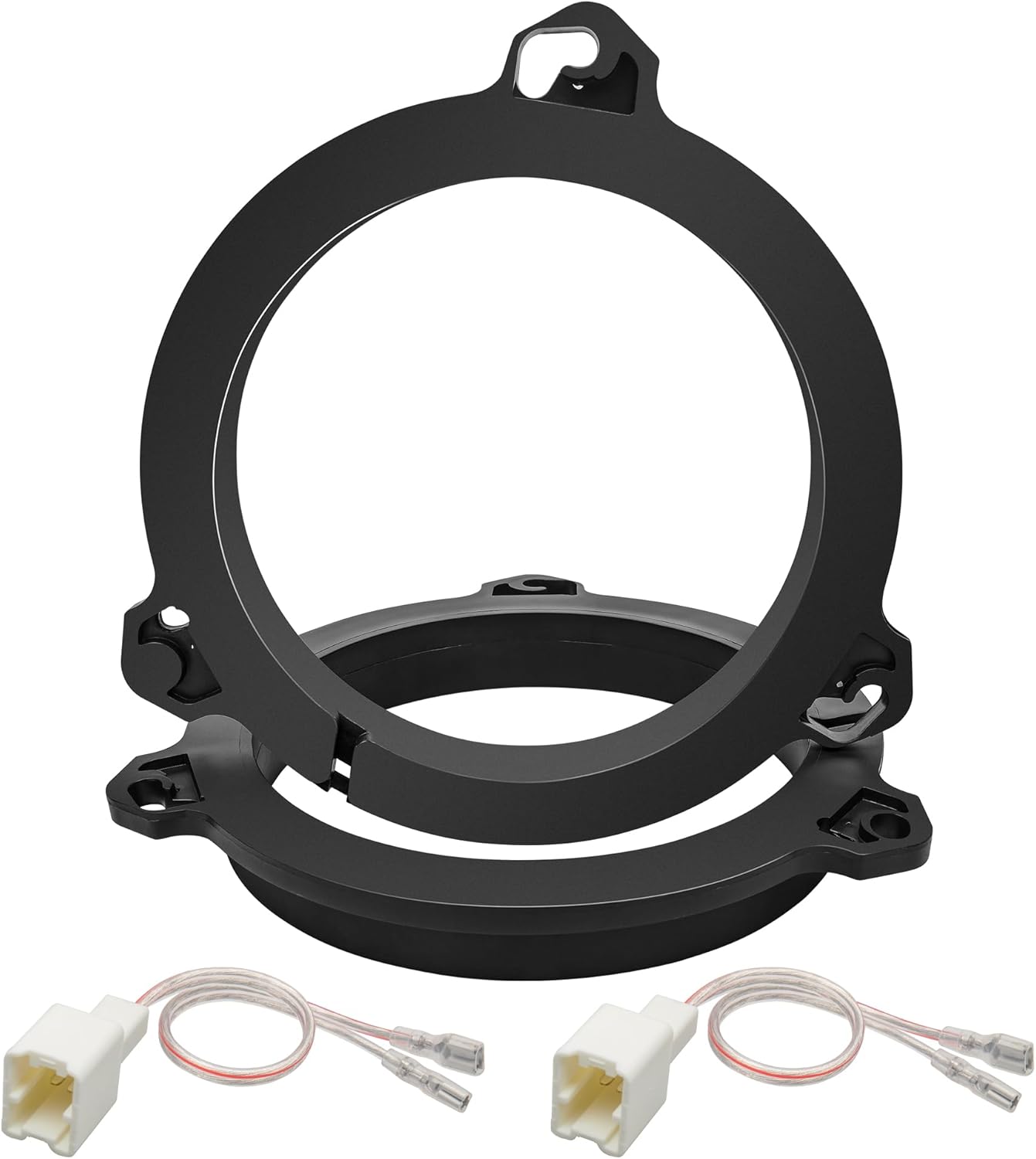 RED WOLF Aftermarket 6.5 inch Speaker Adapter Spacers Ring Bracket Mounting+Speaker Wire Harness Replacement for Nissan Murano Sentra 2000-2019, Titan 2004-2019, Kia K2 2011+ RED WOLF Aftermarket 6.5 inch Speaker Adapter Spacers Ring Bracket Mounting+Speaker Wire Harness Replacement for Nissan Murano Sentra 2000-2019, Titan 2004-2019, Kia K2 2011+