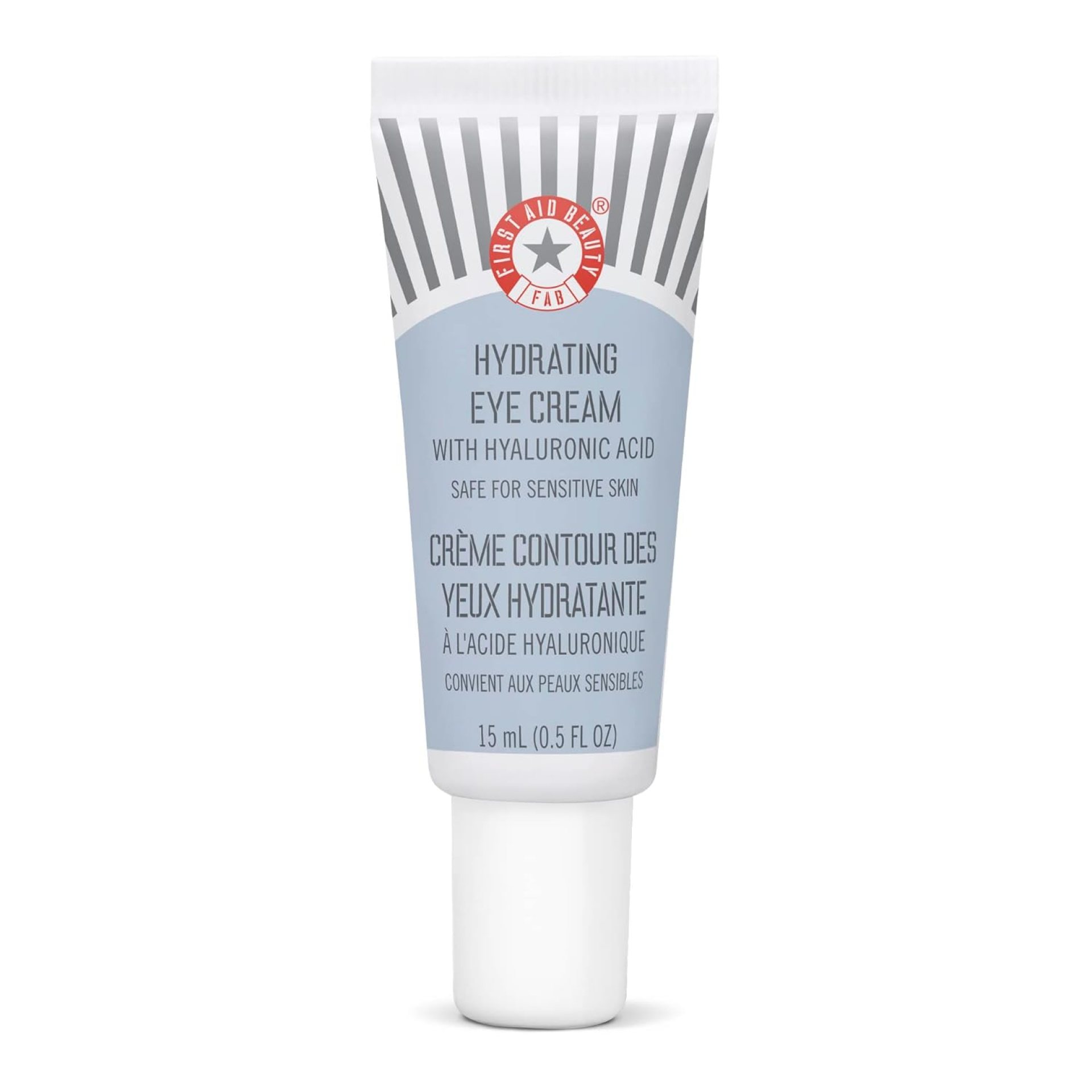 First Aid Beauty – Hydrating Eye Cream with Hyaluronic Acid, Nourishing Eye Cream that Provides 24 hours of Hydration, Helps Smooth Fine Lines, Wrinkles & Puffiness, Safe for Sensitive Skin, 0.5 oz First Aid Beauty – Hydrating Eye Cream with Hyaluronic Acid, Nourishing Eye Cream that Provides 24 hours of Hydration, Helps Smooth Fine Lines, Wrinkles & Puffiness, Safe for Sensitive Skin, 0.5 oz