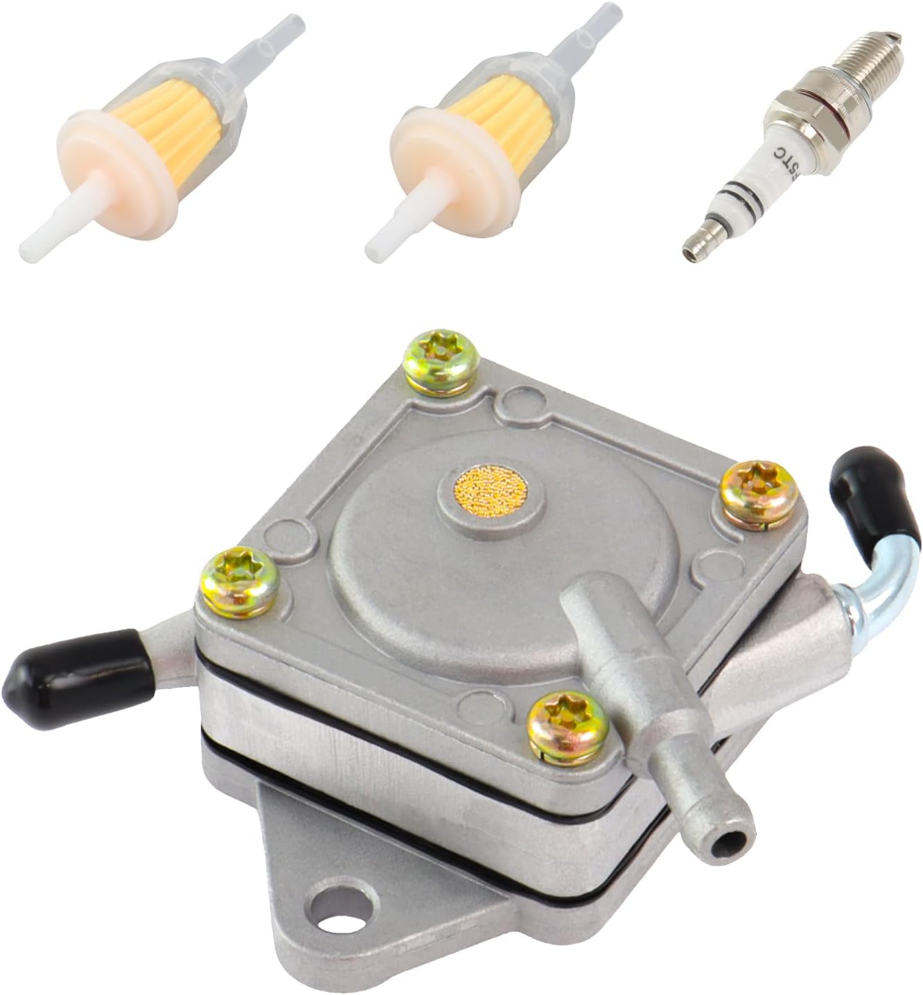 1014523 Fuel Pump, Compatible with Club Car Gas Golf Cart DS & Precedent (1984-UP) 290FE 350FE Kawasaki Engines Club Car Replacement Kit, Repalce OEM 1014524, 49040-2067, FP002, S 5136 1014523 Fuel Pump, Compatible with Club Car Gas Golf Cart DS & Precedent (1984-UP) 290FE 350FE Kawasaki Engines Club Car Replacement Kit, Repalce OEM 1014524, 49040-2067, FP002, S 5136