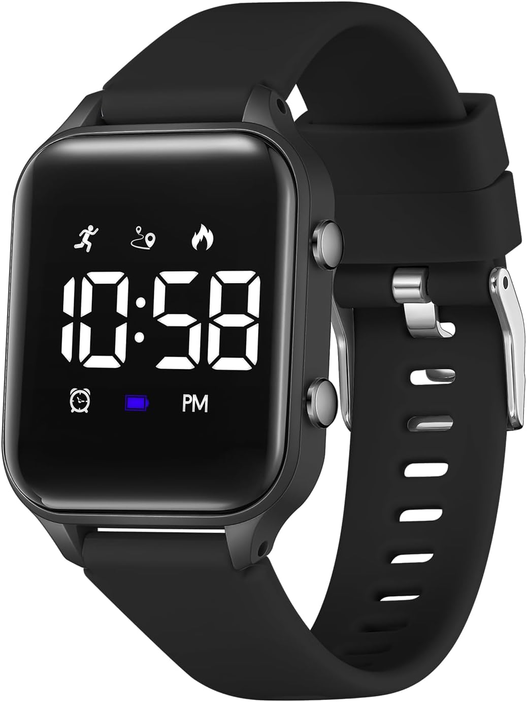 L LAVAREDO Waterproof Kids Digital Watches for Boys Girls,Sport Watch with Pedometer Stopwatch Vibration Alarm for Ages 5-13,No App Fitness Tracker Watch for Kids Teens Birthday Christmas Gifts L LAVAREDO Waterproof Kids Digital Watches for Boys Girls,Sport Watch with Pedometer Stopwatch Vibration Alarm for Ages 5-13,No App Fitness Tracker Watch for Kids Teens Birthday Christmas Gifts