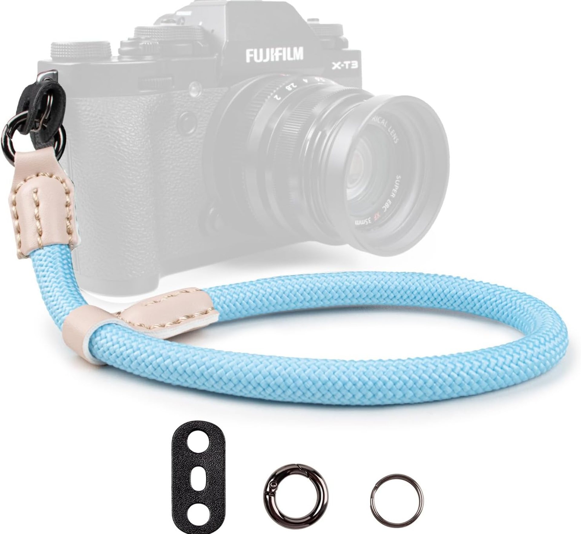 Rope Camera Wrist Strap,Camera Hand Strap Compatible with A6400 A6000 A7 IV,for Fujifilm X100V for Nikon Zf Z30 for Canon EOS R6 R7 R8 R10 Camera Wrist Straps for DSLR – Blue Rope Camera Wrist Strap,Camera Hand Strap Compatible with A6400 A6000 A7 IV,for Fujifilm X100V for Nikon Zf Z30 for Canon EOS R6 R7 R8 R10 Camera Wrist Straps for DSLR – Blue