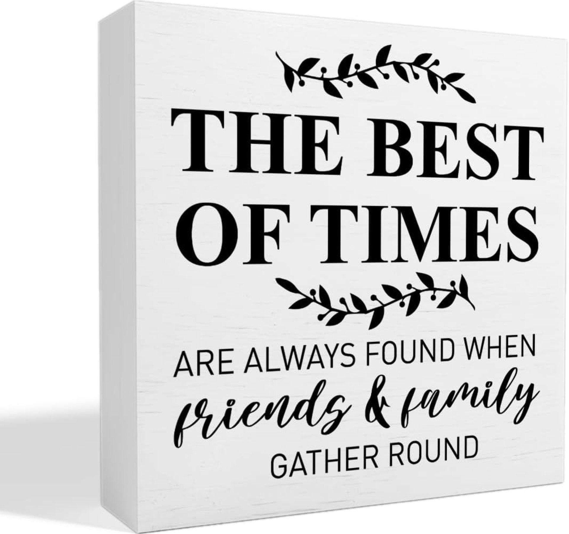 Family Decor Wooden Box Sign, Family Home Kitchen Table Decoration for Living Room Bedroom Decor, Family Gifts for Dad Mom Home, Friends And Family Gather Round Family Decor Wooden Box Sign, Family Home Kitchen Table Decoration for Living Room Bedroom Decor, Family Gifts for Dad Mom Home, Friends And Family Gather Round