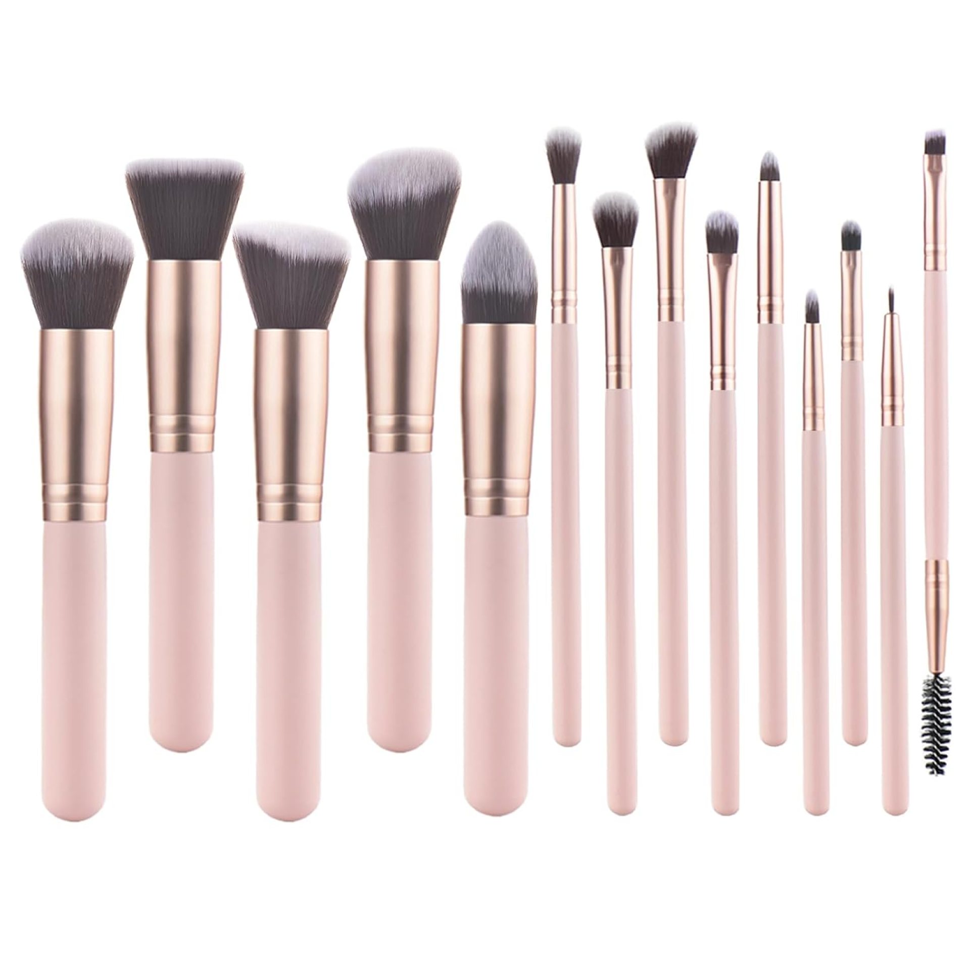 Elegant Pink Makeup Brushes, 14Pcs Wooden Makeup Brush Set – Essential Makeup Tools for Women and Girls, Premium Makeup Brush Set, Perfect for Professional MAKEUP Applications and Daily Elegant Pink Makeup Brushes, 14Pcs Wooden Makeup Brush Set – Essential Makeup Tools for Women and Girls, Premium Makeup Brush Set, Perfect for Professional MAKEUP Applications and Daily