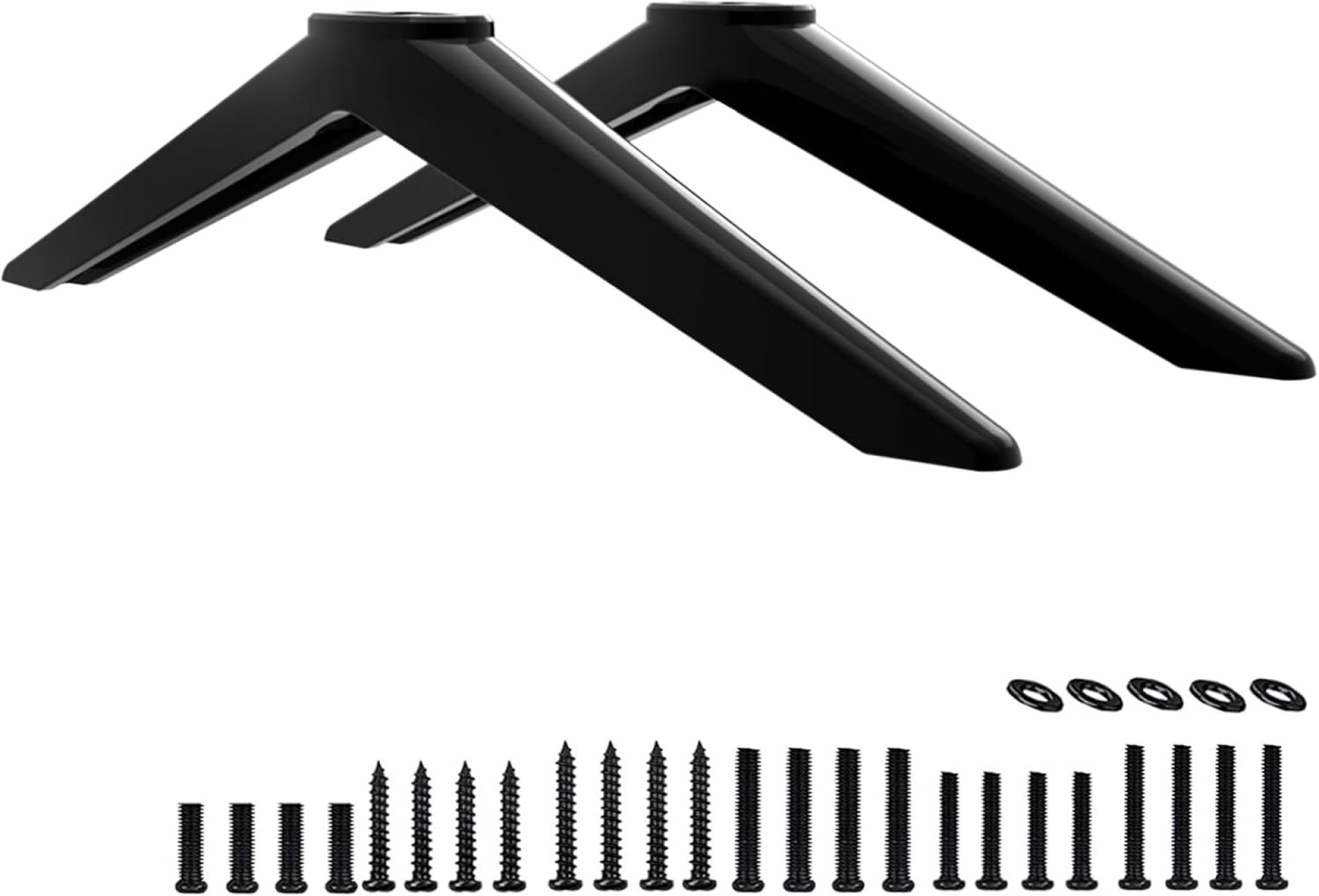 TV Legs for TCL Roku TV Stand Legs, for 28″ 32″ 40″ 43″ 49″ 50″ 55″ 65″ Roku Smart TV, Replacement Legs for TCL TV Legs 65S555 55S401 50S546 50S423 43S431 40S325 28S405 with Screws TV Legs for TCL Roku TV Stand Legs, for 28″ 32″ 40″ 43″ 49″ 50″ 55″ 65″ Roku Smart TV, Replacement Legs for TCL TV Legs 65S555 55S401 50S546 50S423 43S431 40S325 28S405 with Screws