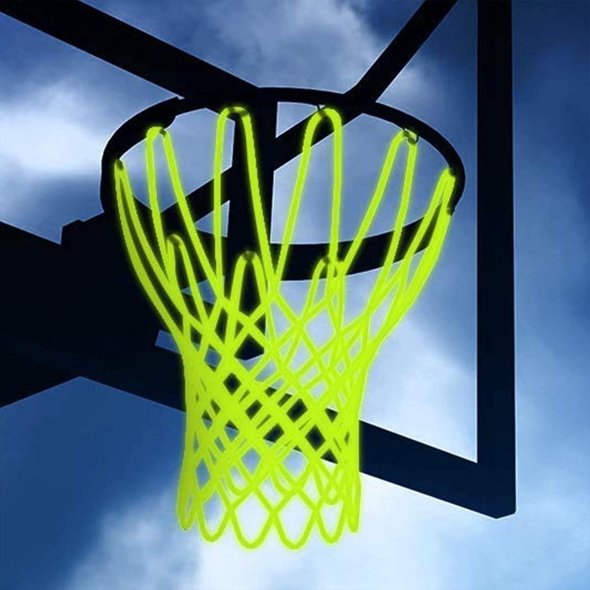 Nightlight Basketball Net Luminous Outdoor Portable Sun Powered Sports Nylon Nightlight Basketball Net Luminous Outdoor Portable Sun Powered Sports Nylon