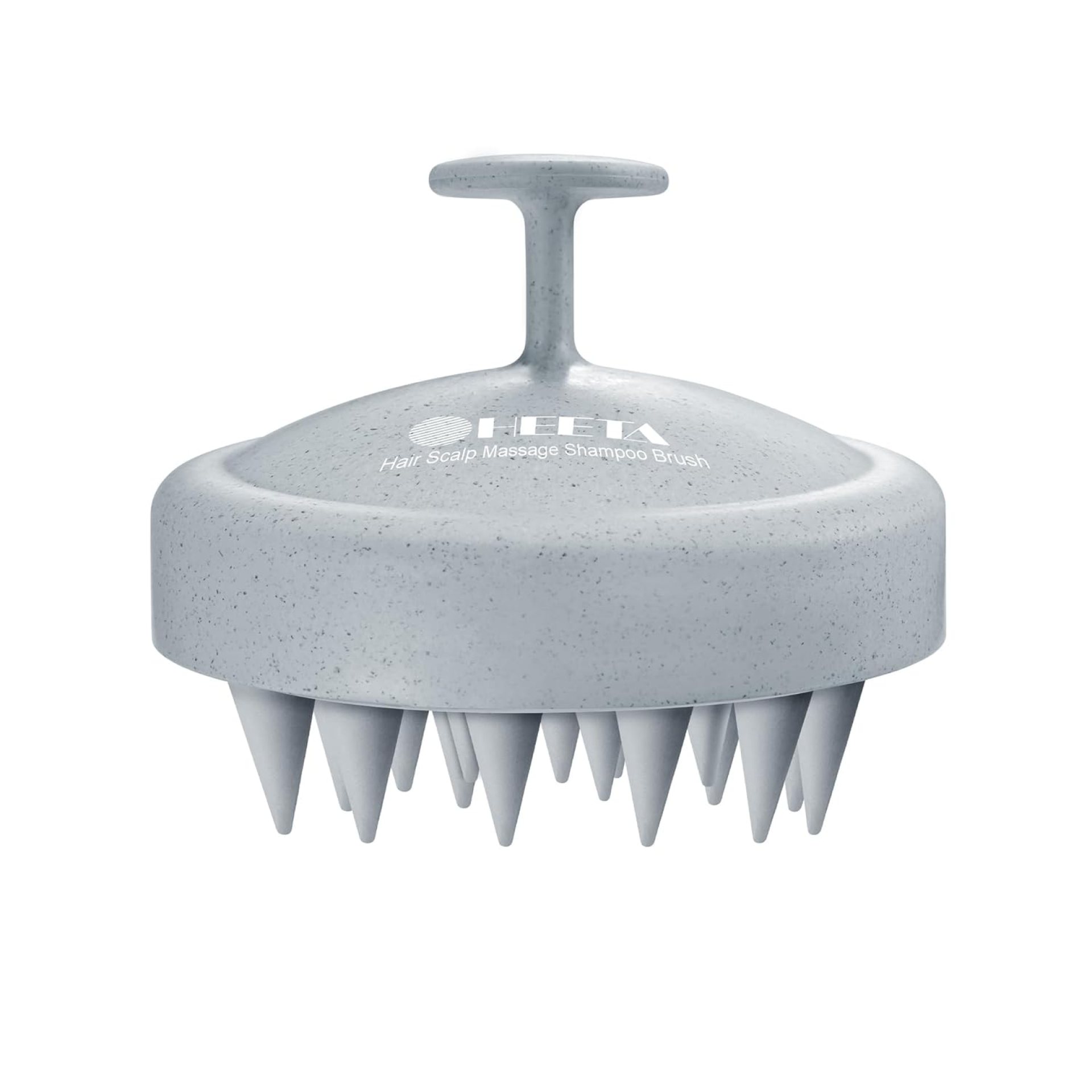 HEETA Shampoo Scalp Brush Massager Hair Growth, Soft Silicone Bristles to Remove Dandruff, Scalp Scrubber for Hair Care Relax Scalp, Brush for Wet Dry Hair, Upgraded Material, Grey HEETA Shampoo Scalp Brush Massager Hair Growth, Soft Silicone Bristles to Remove Dandruff, Scalp Scrubber for Hair Care Relax Scalp, Brush for Wet Dry Hair, Upgraded Material, Grey