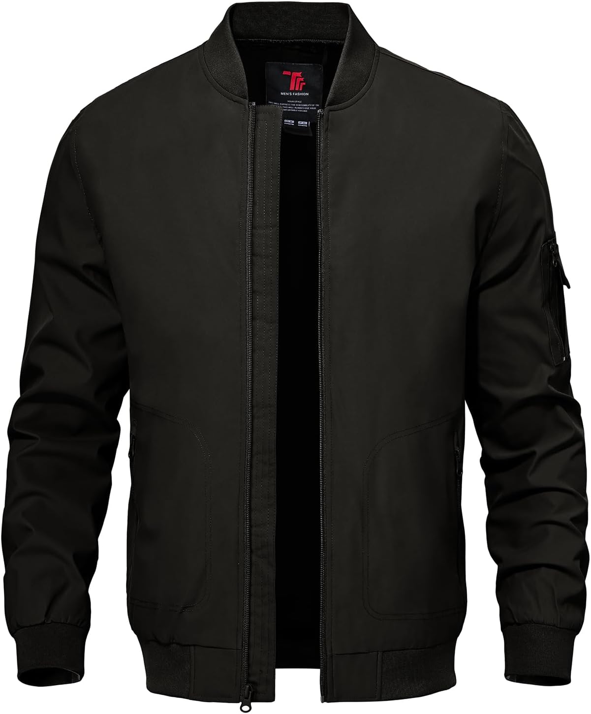 TBMPOY Men’s Lightweight Bomber Jackets Light Track Jackets Casual Summer Windbreaker Outdoor Golf Fashion Coat for Men TBMPOY Men’s Lightweight Bomber Jackets Light Track Jackets Casual Summer Windbreaker Outdoor Golf Fashion Coat for Men