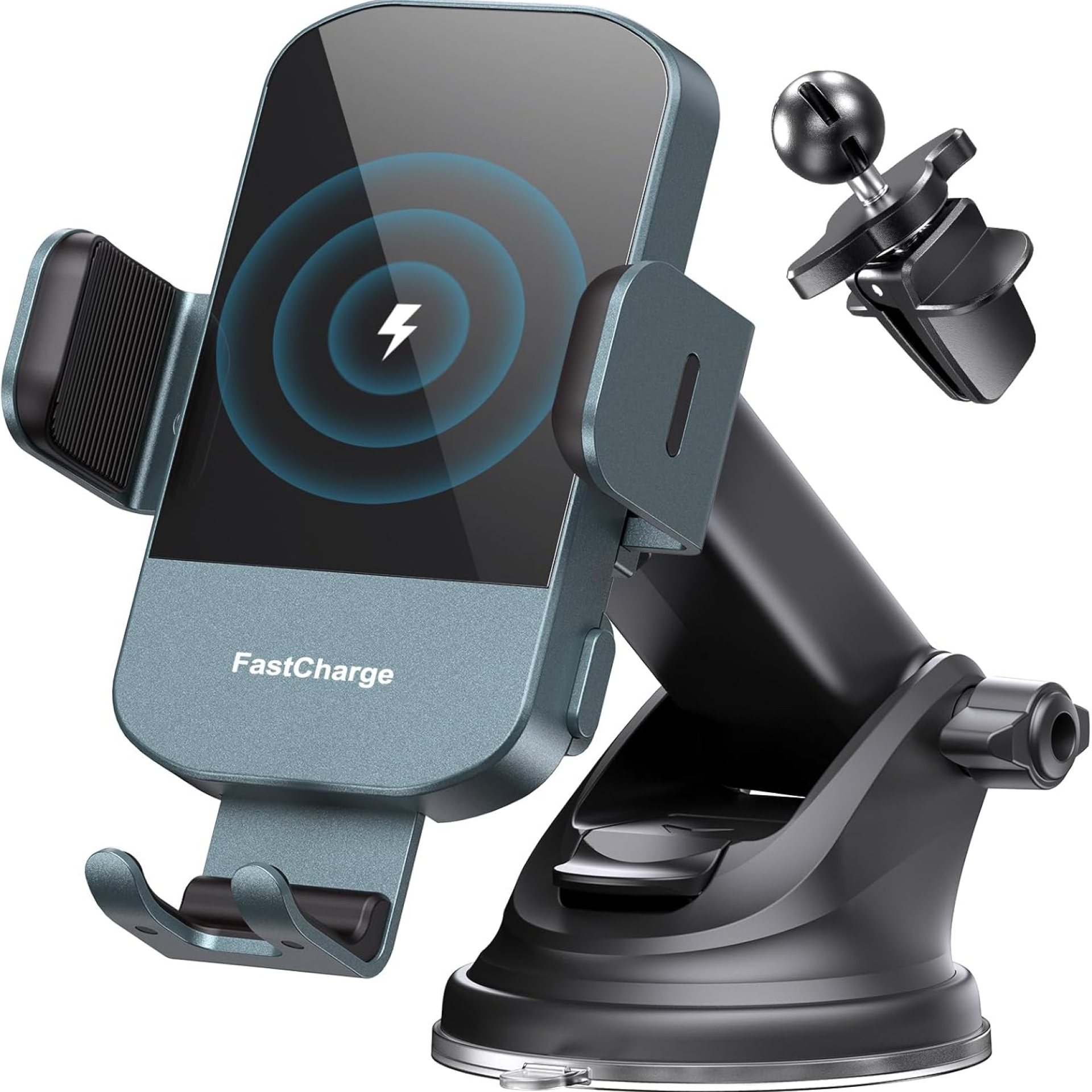 CHGeek Wireless Car Charger, 15W Fast Charging Auto Clamping Car Charger Phone Mount Phone Holder fit for iPhone 16 15 14 13 12 Pro Max 11 XR XS, Samsung Galaxy S24 Ultra S23 S22 S21, S20, S10+, Green CHGeek Wireless Car Charger, 15W Fast Charging Auto Clamping Car Charger Phone Mount Phone Holder fit for iPhone 16 15 14 13 12 Pro Max 11 XR XS, Samsung Galaxy S24 Ultra S23 S22 S21, S20, S10+, Green