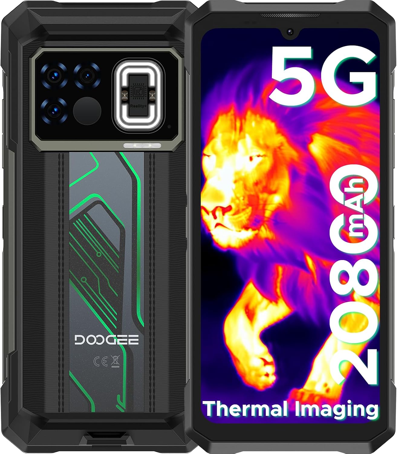 DOOGEE Fire 6 Max(2025) 5G Rugged Smartphone with Thermal Image Camera,20800mAh/33W Fast,6.72″ FHD+ 120Hz IPS Screen,120LM Flashlight Rugged Phone,256GB/TF 2TB,50MP,Android 14,IP68 Waterproof Phone DOOGEE Fire 6 Max(2025) 5G Rugged Smartphone with Thermal Image Camera,20800mAh/33W Fast,6.72″ FHD+ 120Hz IPS Screen,120LM Flashlight Rugged Phone,256GB/TF 2TB,50MP,Android 14,IP68 Waterproof Phone