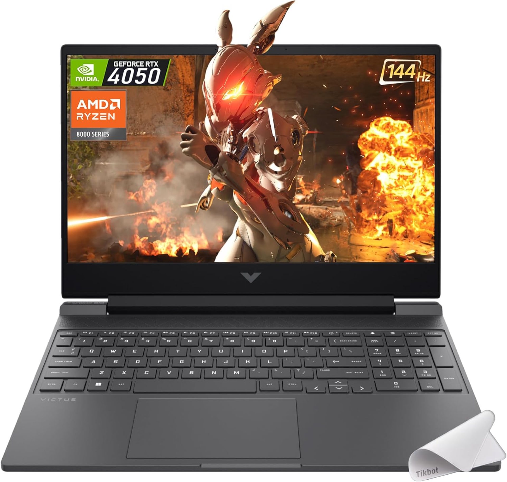 HP Victus Gaming Laptop, 15.6-inch FHD IPS 144Hz, AMD Ryzen 5-8645HS, NVIDIA GeForce RTX 4050, Wi-Fi 6, Backlit KB, Win11 Home, w/Mouse Pad (32GB RAM |1TB PCIe SSD) HP Victus Gaming Laptop, 15.6-inch FHD IPS 144Hz, AMD Ryzen 5-8645HS, NVIDIA GeForce RTX 4050, Wi-Fi 6, Backlit KB, Win11 Home, w/Mouse Pad (32GB RAM |1TB PCIe SSD)