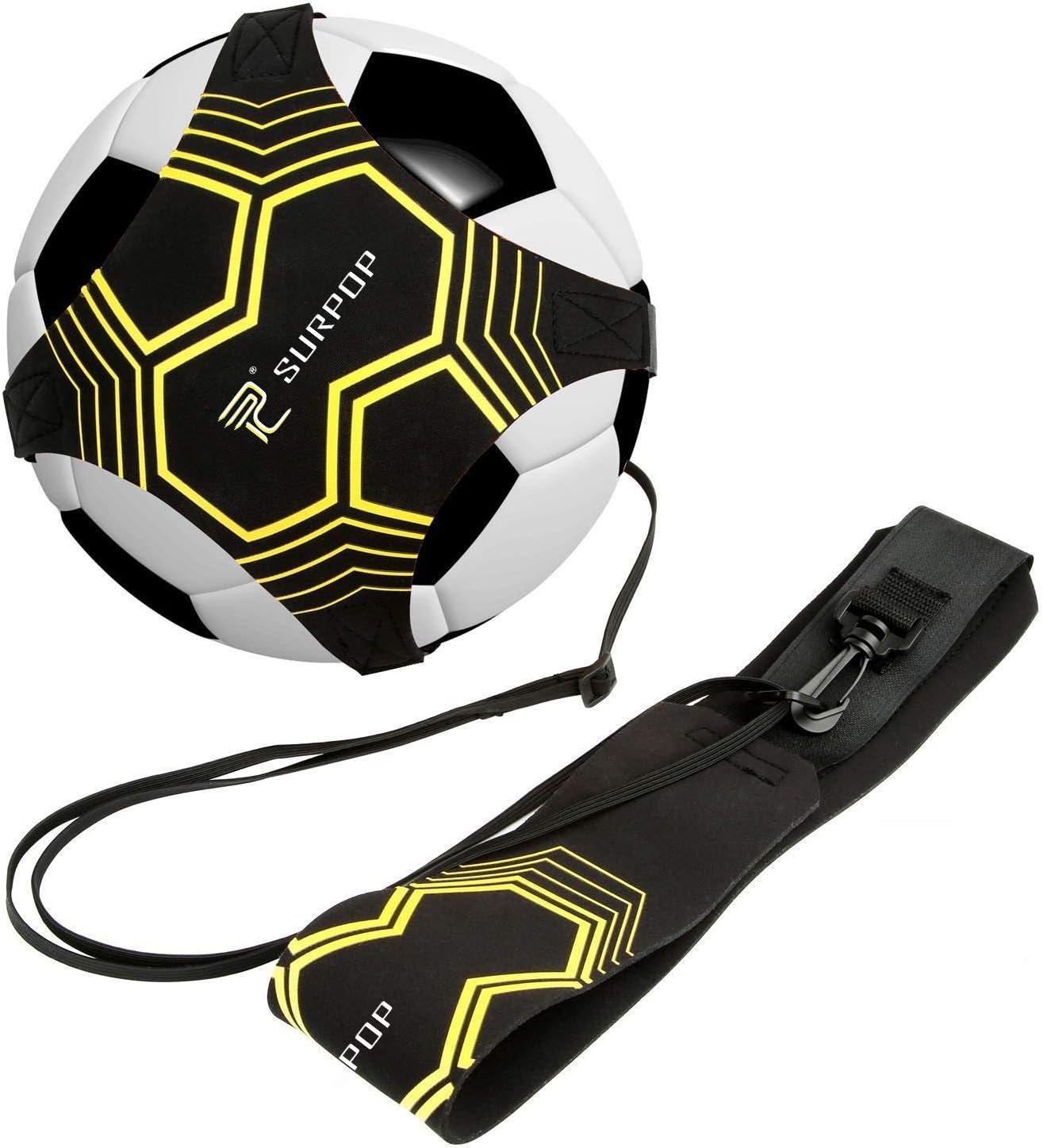Soccer/Volleyball/Rugby Trainer, Football Kick Throw Solo Practice Training Aid Control Skills Adjustable Waist Belt for Kids Adults Soccer/Volleyball/Rugby Trainer, Football Kick Throw Solo Practice Training Aid Control Skills Adjustable Waist Belt for Kids Adults