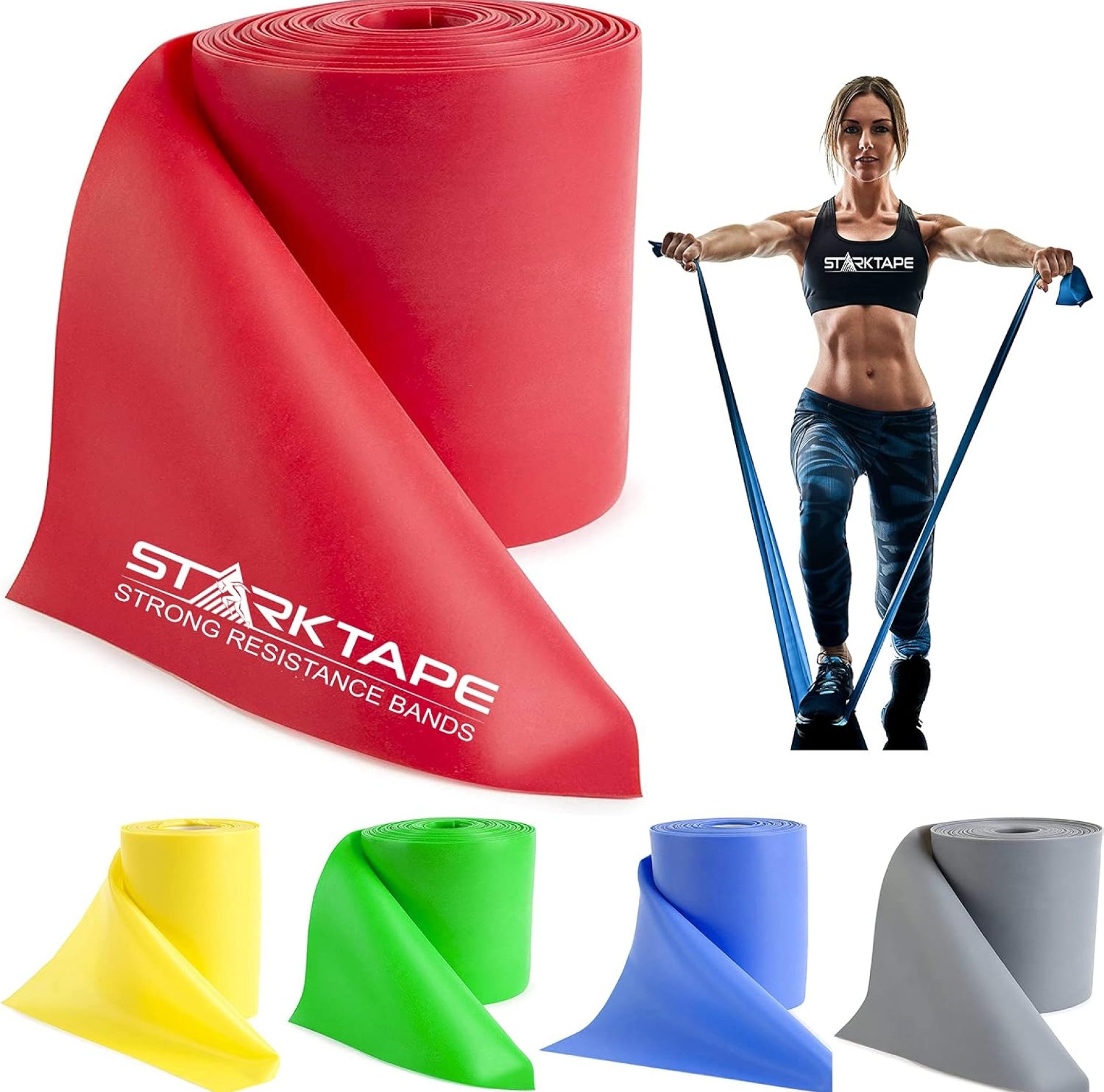 Resistance Bands Professional 8,16, 25, 50 Yards Bulk Rolls. Latex-Free Elastic Physical Therapy Band. No Scent, No Powder – Perfect for Home Exercise, Yoga, Pilates, Gym, Rehab, Workout Resistance Bands Professional 8,16, 25, 50 Yards Bulk Rolls. Latex-Free Elastic Physical Therapy Band. No Scent, No Powder – Perfect for Home Exercise, Yoga, Pilates, Gym, Rehab, Workout