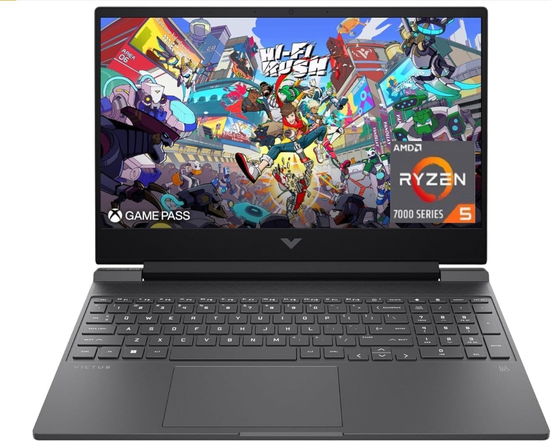 HP Victus 15.6″ 144Hz FHD Gaming Laptop,AMD Ryzen 5 7535HS,16GB DDR5 RAM,1TB SSD,AMD Radeon RX 6550M,Beats RTX 2050,Backlit Keyboard,Windows11 Pro, Mica Silver HP Victus 15.6″ 144Hz FHD Gaming Laptop,AMD Ryzen 5 7535HS,16GB DDR5 RAM,1TB SSD,AMD Radeon RX 6550M,Beats RTX 2050,Backlit Keyboard,Windows11 Pro, Mica Silver