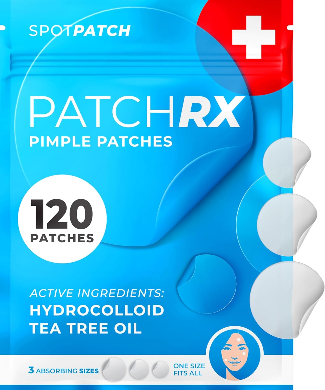 PatchRx Pimple Patches for Face (120 Patches), Hydrocolloid Acne Patches with Tea Tree Oil, Pimple Patch Pimple Stickers – Hydrocolloid Patch Acne Dots – Acne Pimple Patches For Face – Zit Patches PatchRx Pimple Patches for Face (120 Patches), Hydrocolloid Acne Patches with Tea Tree Oil, Pimple Patch Pimple Stickers – Hydrocolloid Patch Acne Dots – Acne Pimple Patches For Face – Zit Patches