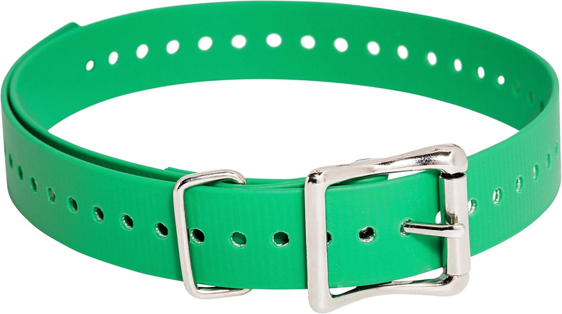 SportDOG Brand 1 Inch Collar Straps – Waterproof and Rustproof – Tightly Spaced Holes for Proper Fit – Green SportDOG Brand 1 Inch Collar Straps – Waterproof and Rustproof – Tightly Spaced Holes for Proper Fit – Green