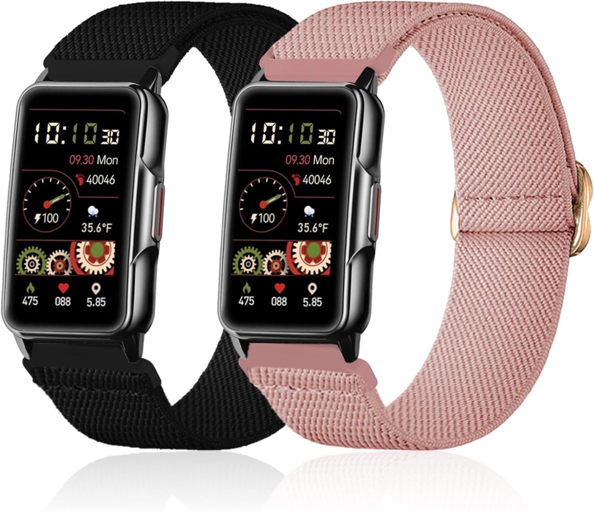 2 Pack Stretchy Nylon Watch Bands Compatible with Mindrose H80 1.47 inch Smart Watch,Loop Soft Elastic Watch Straps for Mindrose H80 Fitness Trackers IP68 for Women Men 2 Pack Stretchy Nylon Watch Bands Compatible with Mindrose H80 1.47 inch Smart Watch,Loop Soft Elastic Watch Straps for Mindrose H80 Fitness Trackers IP68 for Women Men
