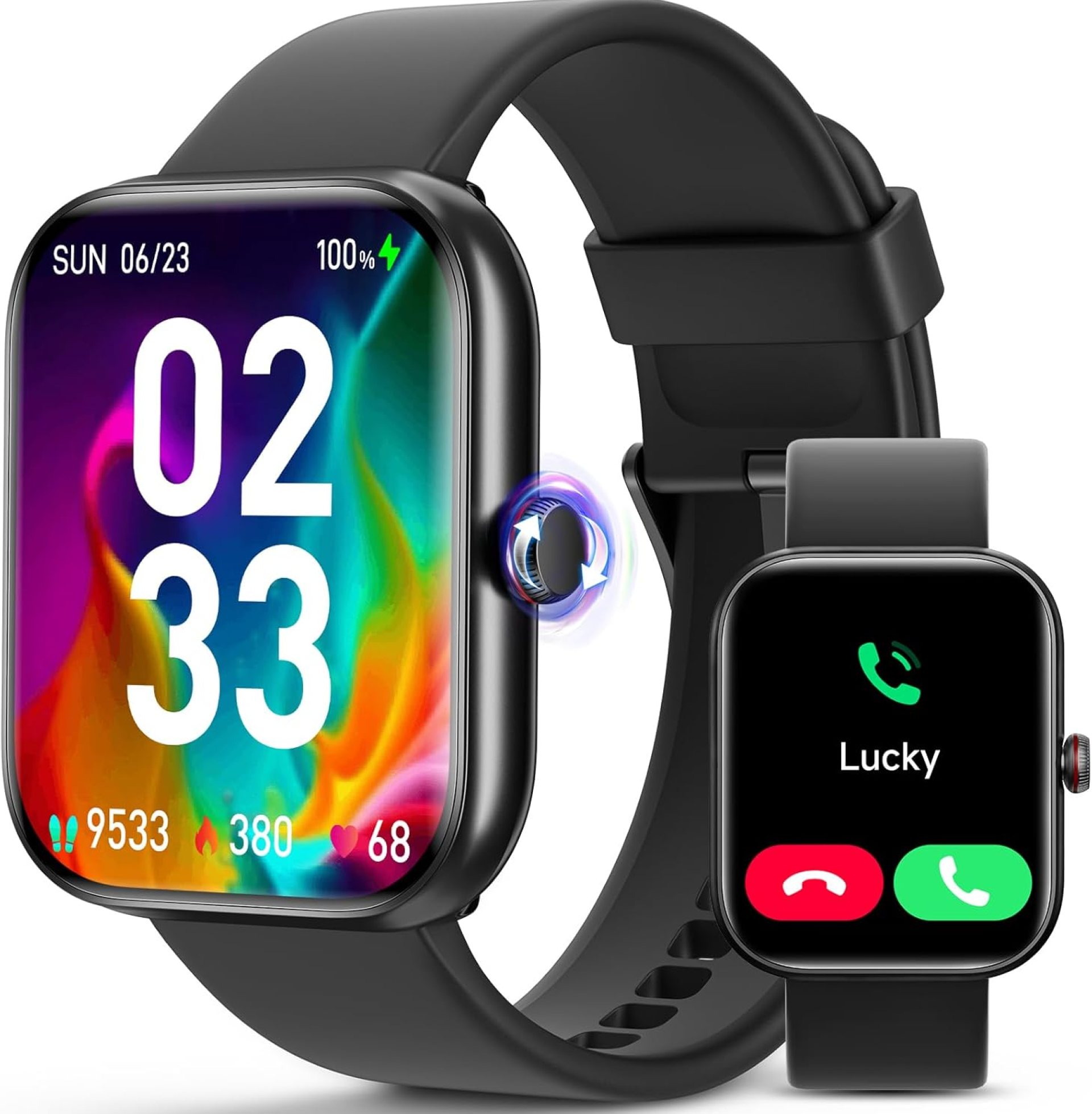 Smart Watch for Android iOS Phones, 1.91’’ HD Display Smartwatch for Women Men Built-in Alexa(Answer/Make Calls), Fitness&Sleep Tracker, Heart Rate Monitor, 115+ Activity Mode Smart Watch for Android iOS Phones, 1.91’’ HD Display Smartwatch for Women Men Built-in Alexa(Answer/Make Calls), Fitness&Sleep Tracker, Heart Rate Monitor, 115+ Activity Mode
