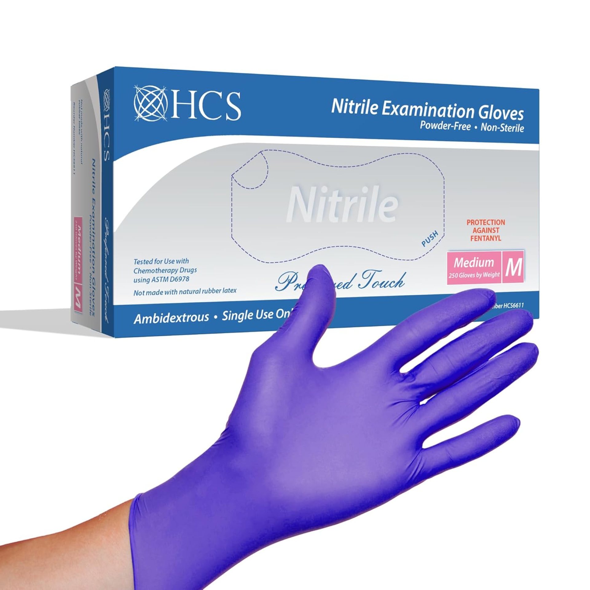 HCS Nitrile Gloves – (230/Box) Medical Gloves Disposable – Latex-Free Rubber Gloves – Disposable Gloves, Chemo Rated – Dark Purple Nitrile Exam Gloves, XL HCS Nitrile Gloves – (230/Box) Medical Gloves Disposable – Latex-Free Rubber Gloves – Disposable Gloves, Chemo Rated – Dark Purple Nitrile Exam Gloves, XL