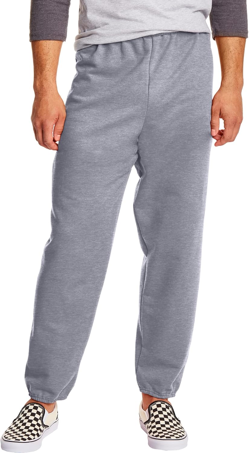 Hanes Men’s Ecosmart Best Sweatpants, Athletic Lounge Pants with C”ed Cuffs Hanes Men’s Ecosmart Best Sweatpants, Athletic Lounge Pants with C”ed Cuffs