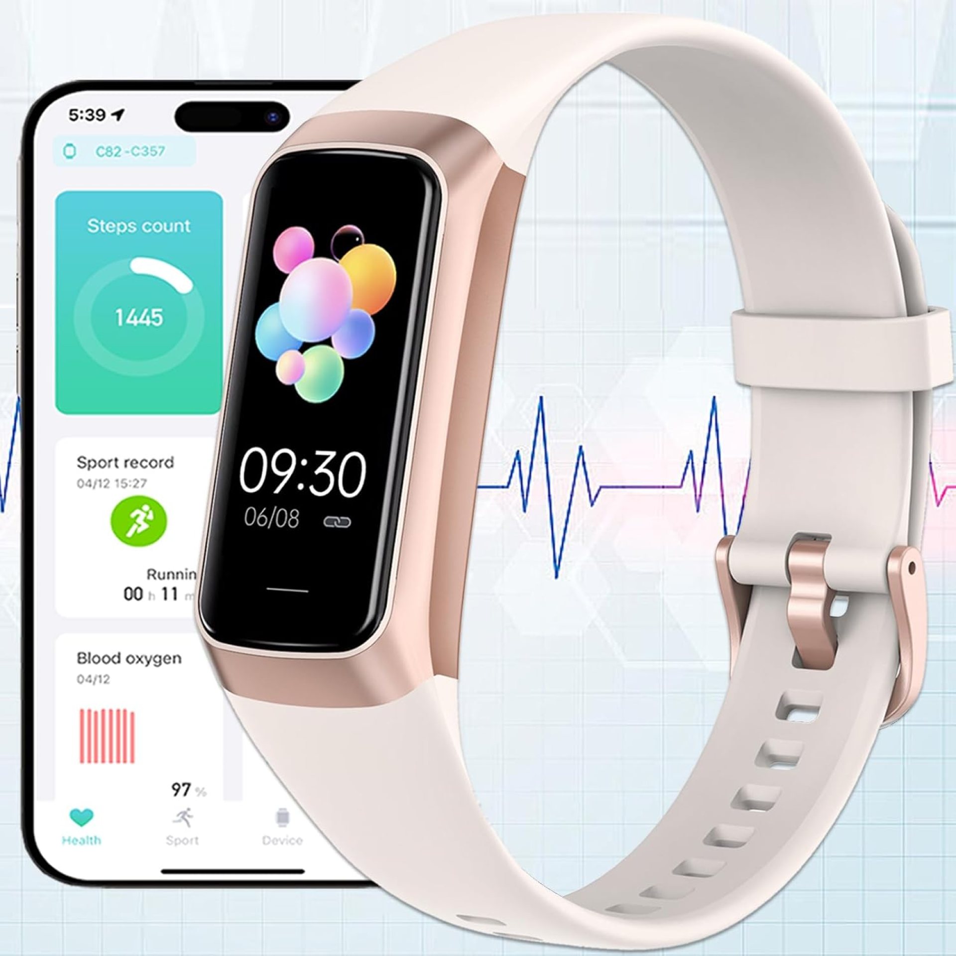 Fitness Tracker Watch, Smart Watch with Blood Pressure Heart Rate Sleep IP67 Waterproof Health Watch Fitness Activity Tracker Watch Step Calorie Counter Pedometer Watch for Men Women Android iOS Phone Fitness Tracker Watch, Smart Watch with Blood Pressure Heart Rate Sleep IP67 Waterproof Health Watch Fitness Activity Tracker Watch Step Calorie Counter Pedometer Watch for Men Women Android iOS Phone