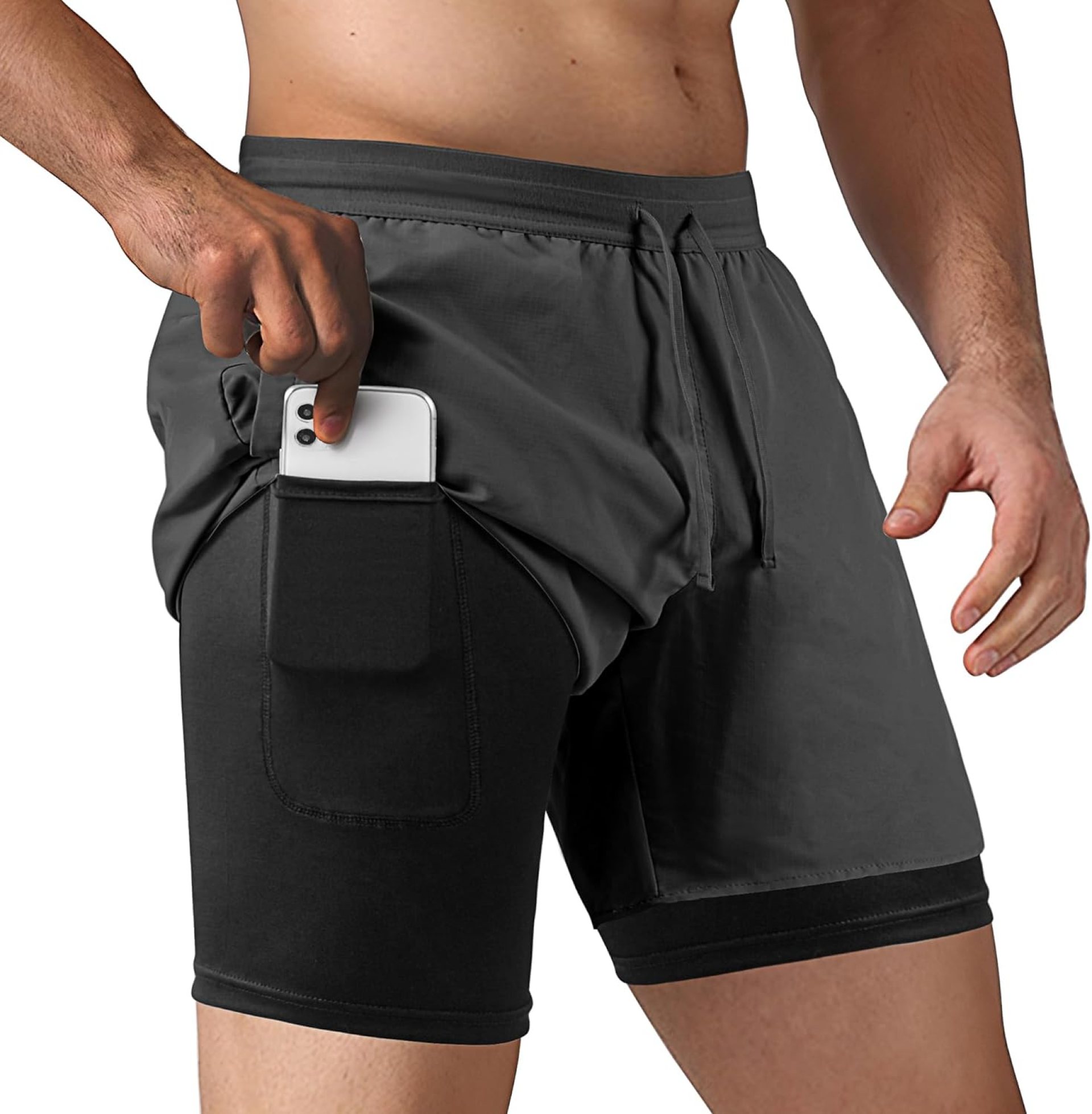 NIMOJIRO Men’s 2 in 1 Running Shorts Workout Athletic Training Gym Outdoor Sports Shorts NIMOJIRO Men’s 2 in 1 Running Shorts Workout Athletic Training Gym Outdoor Sports Shorts