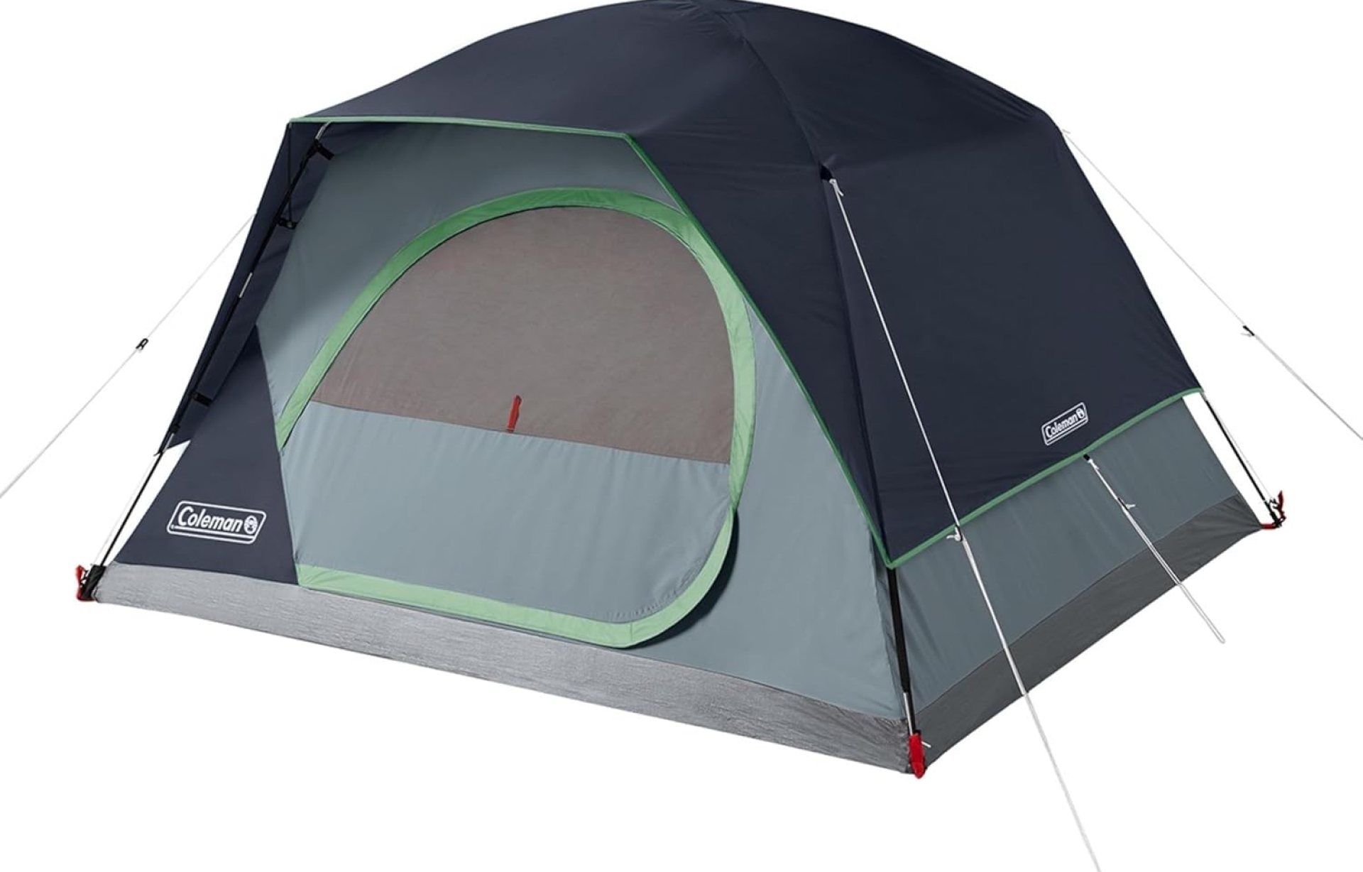 Coleman Skydome Tent with 5 Minute Setup, 2/4/6/8 Person Weatherproof Tent with Rainfly, Carry Bag & 20% More Headroom Than Traditional Tents Coleman Skydome Tent with 5 Minute Setup, 2/4/6/8 Person Weatherproof Tent with Rainfly, Carry Bag & 20% More Headroom Than Traditional Tents