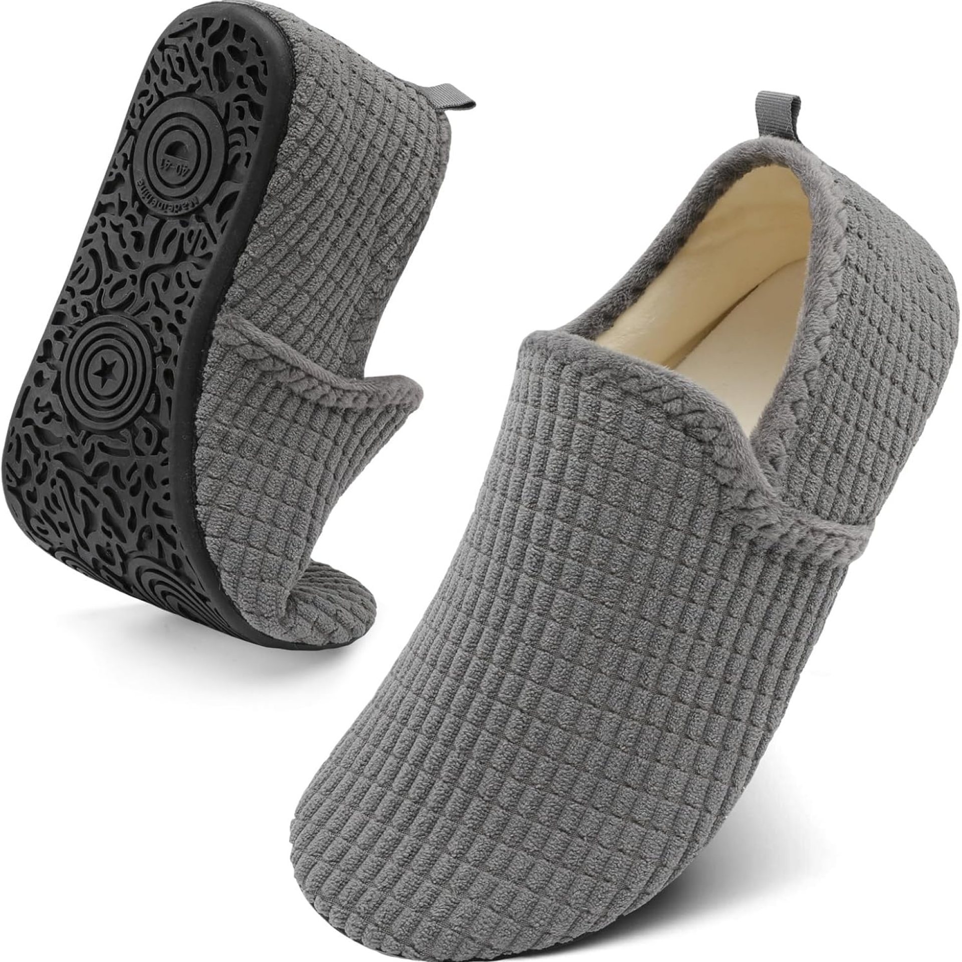 Spesoul Slippers for Women Men Furry Indoor House Shoes Soft Rubber Sole Slipper Socks Slip On House Slippers for Bedroom Home Office Travel Yoga Spesoul Slippers for Women Men Furry Indoor House Shoes Soft Rubber Sole Slipper Socks Slip On House Slippers for Bedroom Home Office Travel Yoga