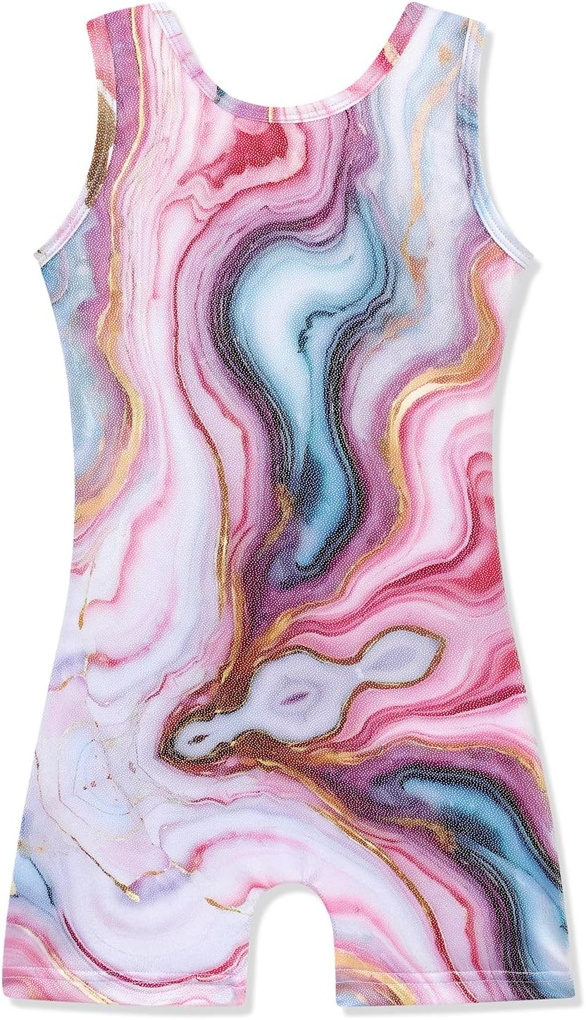 HOZIY Gymnastics Leotards for Girls with Shorts Toddlers Biketards Rainbow Unicorn Dinosaur Mermaid Leopard Flower Galaxy HOZIY Gymnastics Leotards for Girls with Shorts Toddlers Biketards Rainbow Unicorn Dinosaur Mermaid Leopard Flower Galaxy