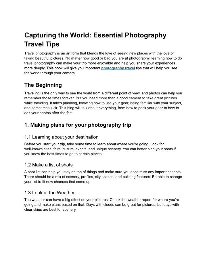 Capturing The World: Essential Travel Videography And Photography Tips Capturing The World: Essential Travel Videography And Photography Tips