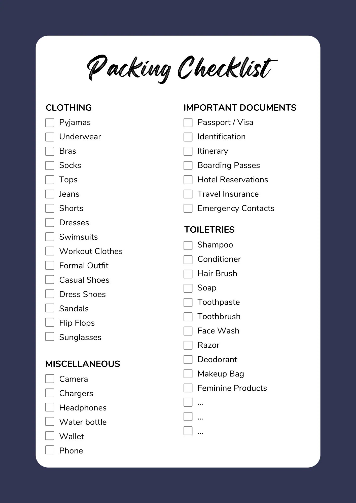Okay, Here’s A Comprehensive Article About Daily Packing Lists For Beginners, Designed To Be Helpful And Informative. It’s Around 1600 Words. Okay, Here’s A Comprehensive Article About Daily Packing Lists For Beginners, Designed To Be Helpful And Informative. It’s Around 1600 Words.