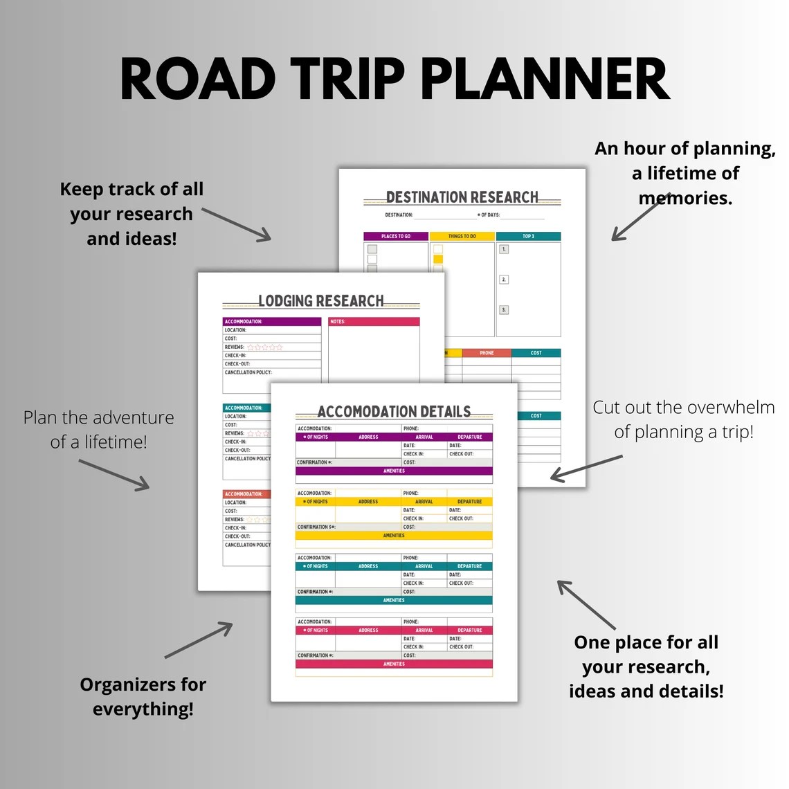 Quick Road Trip Organizer: Making The Most Of Your Limited Time Quick Road Trip Organizer: Making The Most Of Your Limited Time
