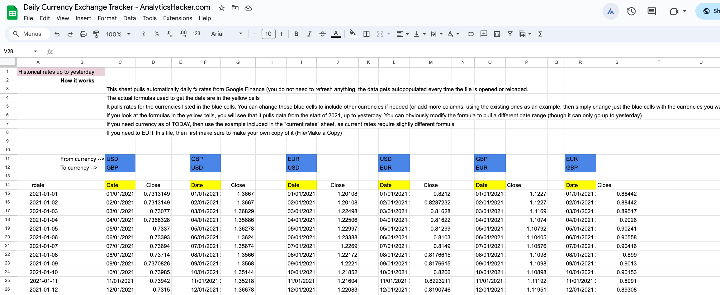 A Daily Currency Exchange Checklist A Daily Currency Exchange Checklist