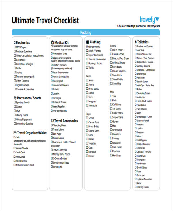 The Ultimate Daily Travel Planner Checklist PDF: Your Key To Stress-Free Adventures The Ultimate Daily Travel Planner Checklist PDF: Your Key To Stress-Free Adventures